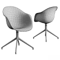 Modern Minimalist Table and Chair Set with Sleek Black Stylish Design