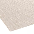 Light Beige Square Rug With Natural Striped Textured Surface For Modern Home Decor
