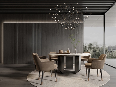 Modern Minotti Restaurant model