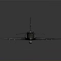 Military Aerospace Aircraft Model With Camouflage Paint And Cockpit Design