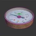 modern pressure gauge barometer 3d model