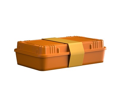 Food Packaging Box Packing Box 3d model