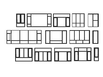 Modern casement window 3d model