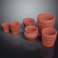 Terracotta Planters Various Sizes And Shapes Stackable Design For Home Garden Decor
