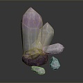 Crystal Crystal Ore Crystal Mineral Gem Ore Crystal Crystal Crystal Mineral Crystal Blue Crystal 3d model