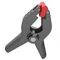 Adjustable Gray Hand Clamp With Red Accents And Ergonomic Grip Design
