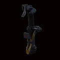 Industrial Robotic Arms With V23 Model Dark Green Body And Yellow Cables