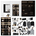 Modern Wardrobe Closet 3d model