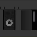 Modern Computer Speakers With Wooden Enclosure And High Quality Sound Performance