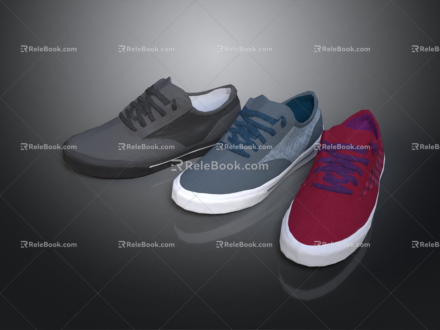 Casual Shoes Jogging Shoes Bean Shoes Loafers Flat Shoes Low-top Shoes Low-top Shoes Loafers 3d model