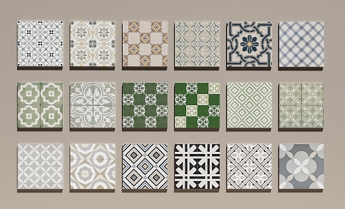 Patchwork Tile 3d model