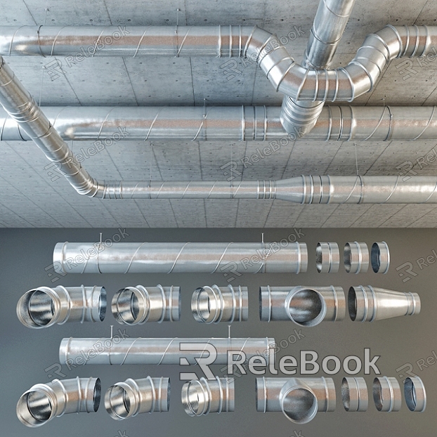 Ventilation pipe model