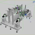 Industrial Robotic Arm Welding Metal Components With Sparks In Factory Setting