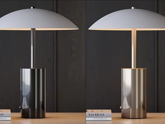 Modern Minimalist Metal Table Lamp 3d model