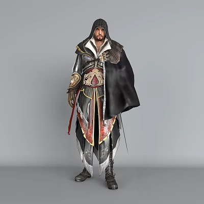 Modern game characters Assassin's Creed 3d model