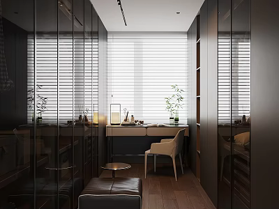 Modern Cloakroom 3d model