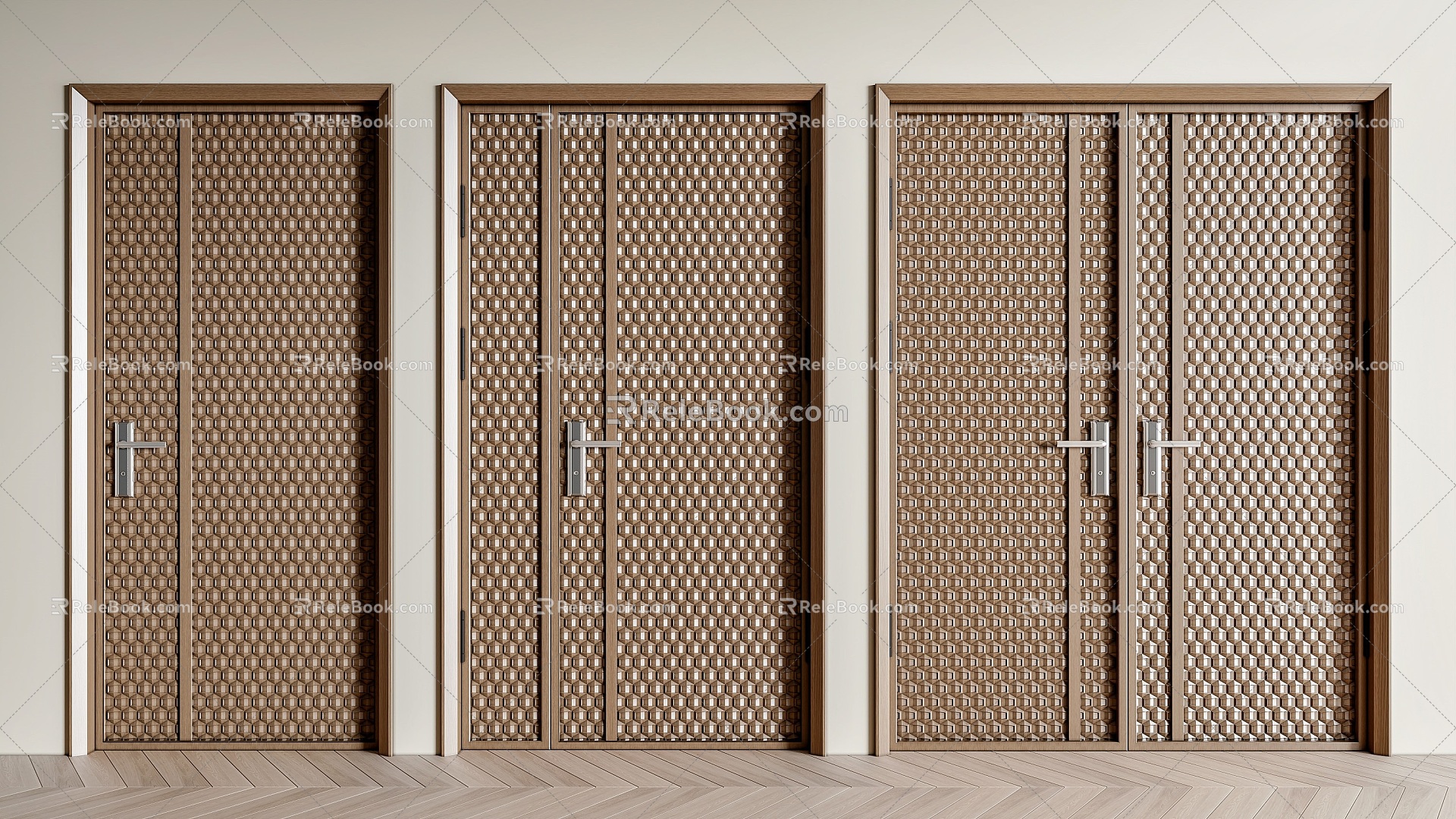 Entry door 3d model