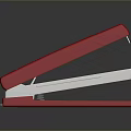 Red Stapler A Practical Daily Life Supply For Office And Home Needs