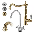 Stylish Bathroom Faucets With Brass Chrome Finishes And Modern Vintage Designs