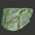 Raw Natural Stone Block With Colorful White Brown Red Textures And Patterns
