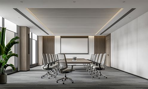 Modern Conference Room 3d model