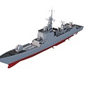 052C destroyer modern warship destroyer 3d model