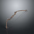 Traditional Handcrafted Bow Ancient Weapon With Wooden Frame And Strong Strings Design