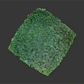 Vibrant Green Leaf Shaped Decorative Bowl with Textured Crystal Like Surface for Modern Art Decor
