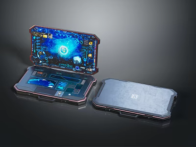 AYANEO Handheld Gaming Console Featuring Illuminated Screen Advanced Interface And Durable Casing 3d model