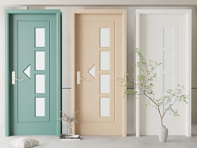 Single door 3d model