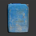 Durable Blue Plastic Water Bucket With Handle And Secure Lid For Home Storage