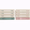 Stackable Multicolored Modern Storage Cabinets With Drawer Design For Home Organization Solutions