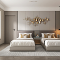 Hotel Rooms Modern Rooms 3d model