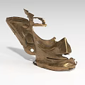 Outdoor Abstract Bronze Landscape Sculpture With Unique Artistic Irregular Hollow Design