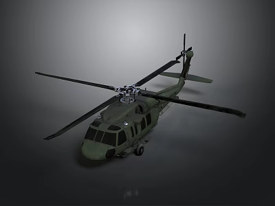 Helicopter Aerial Support For Space Exploration Missions And Aerospace Programs 3d model