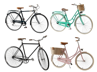 Modern Bicycle Classic Bicycle 28-pole Bicycle 3d model