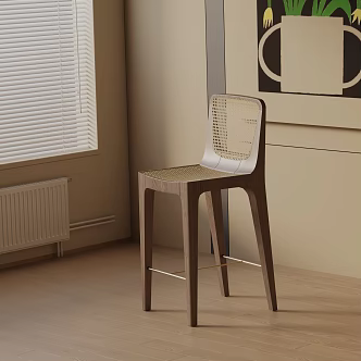 Modern Bar Chair 3d model