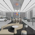 Modern Lynk Co Smart Car Showroom With Glass Facade And Displayed Cars