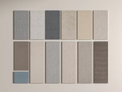 Modern Wall Panel Wall Cloth 3d model