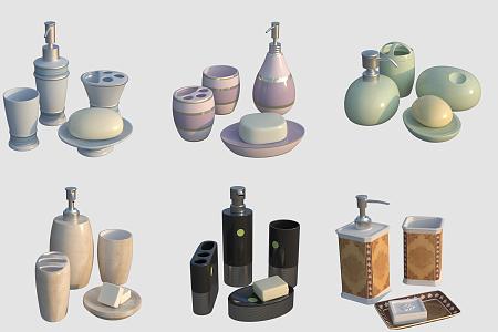 Toilet Bathroom Supplies Toiletries Soap Body Soap 3d model