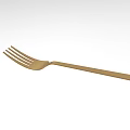 Elegant Golden Tableware Set With Modern Sleek Design Forks And Premium Metallic Finish