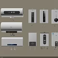 Different Styles Of Wall Mounted Electric Water Heaters For Home Kitchen Appliances