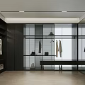 Minimalist cloakroom 3d model
