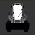 DEVELON Skid Steer Loader Featuring Dark Blue Yellow Black Color Large Wheels And Front Bucket