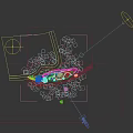 Children's Play Area Design With Green Trees Grassland And Colorful Play Structures