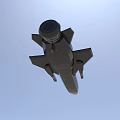Modern Dark Fighter Jet With Yellow Accents And Streamlined Aerodynamic Design