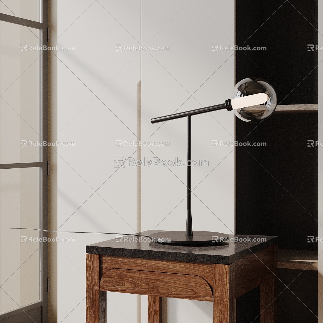 Modern table lamp 3d model