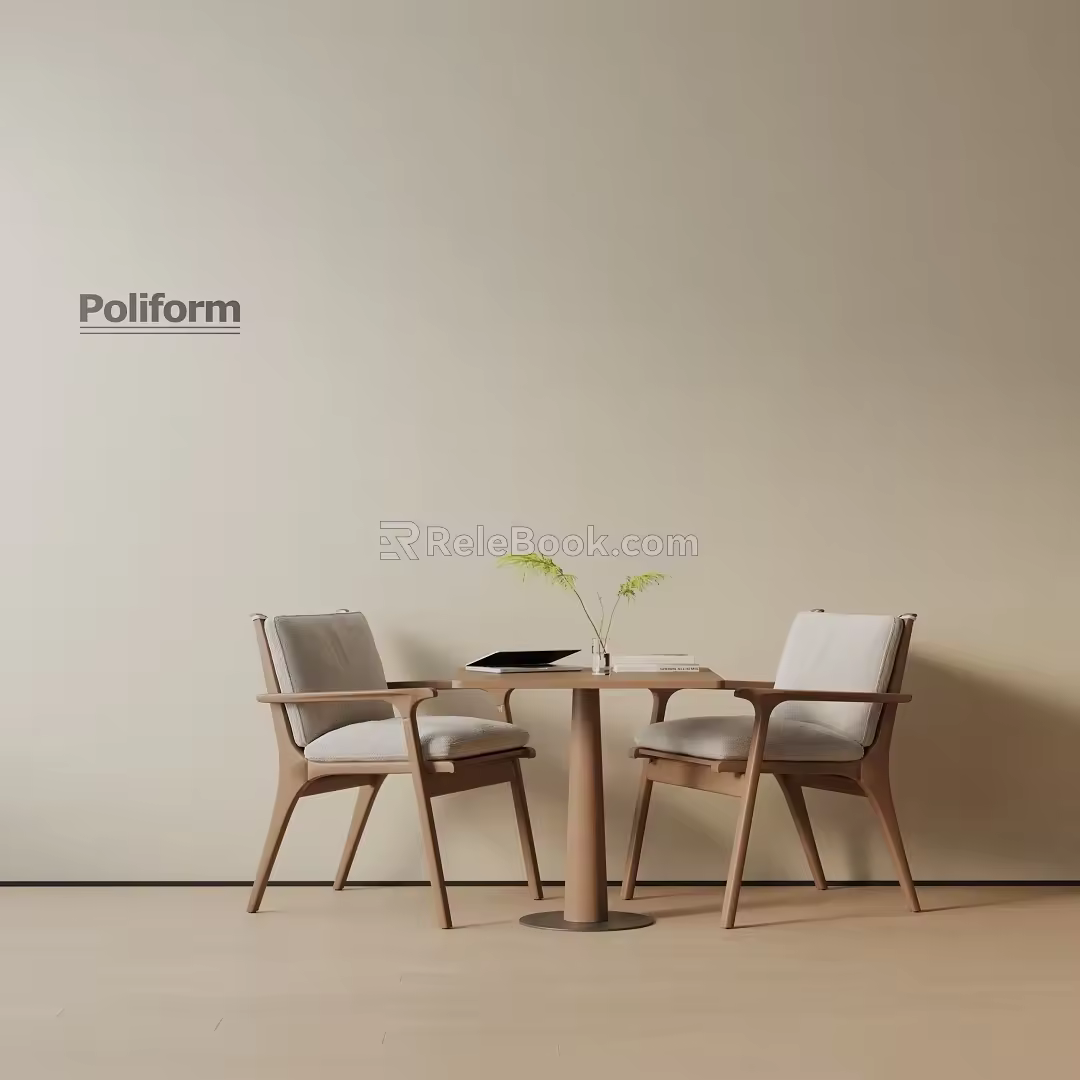 Modern table combination 3d model