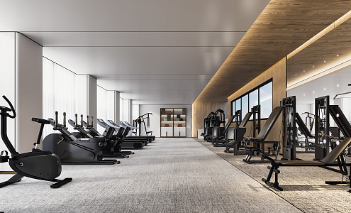 Modern Gym 3d model