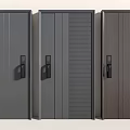 Password door security door entry door 3d model